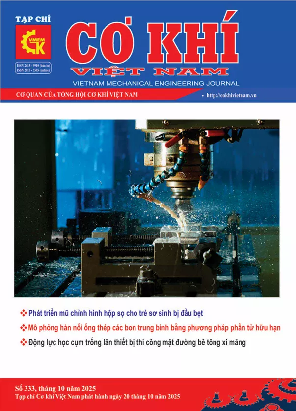 Tạp chí Cơ khí Việt Nam số 333, tháng 10 năm 2025