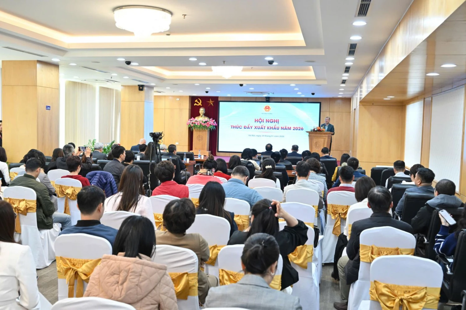 Hội nghị thúc đẩy xuất khẩu năm 2026: Tạo xung lực mới cho tăng trưởng nhanh và bền vững