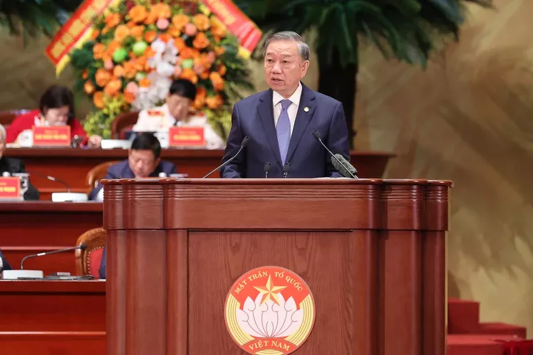 Phát biểu chỉ đạo của Tổng Bí thư, Chủ tịch nước Tô Lâm tại Đại hội đại biểu toàn quốc MTTQ Việt Nam lần thứ XI