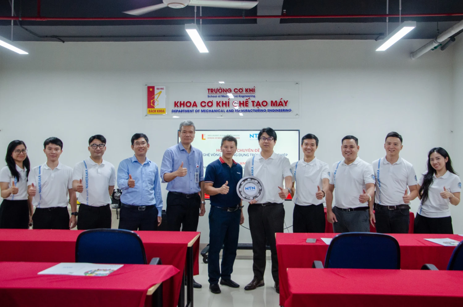 Kết nối doanh nghiệp và nhà trường qua công nghệ vòng bi: Nâng cao chất lượng đào tạo kỹ sư cơ khí