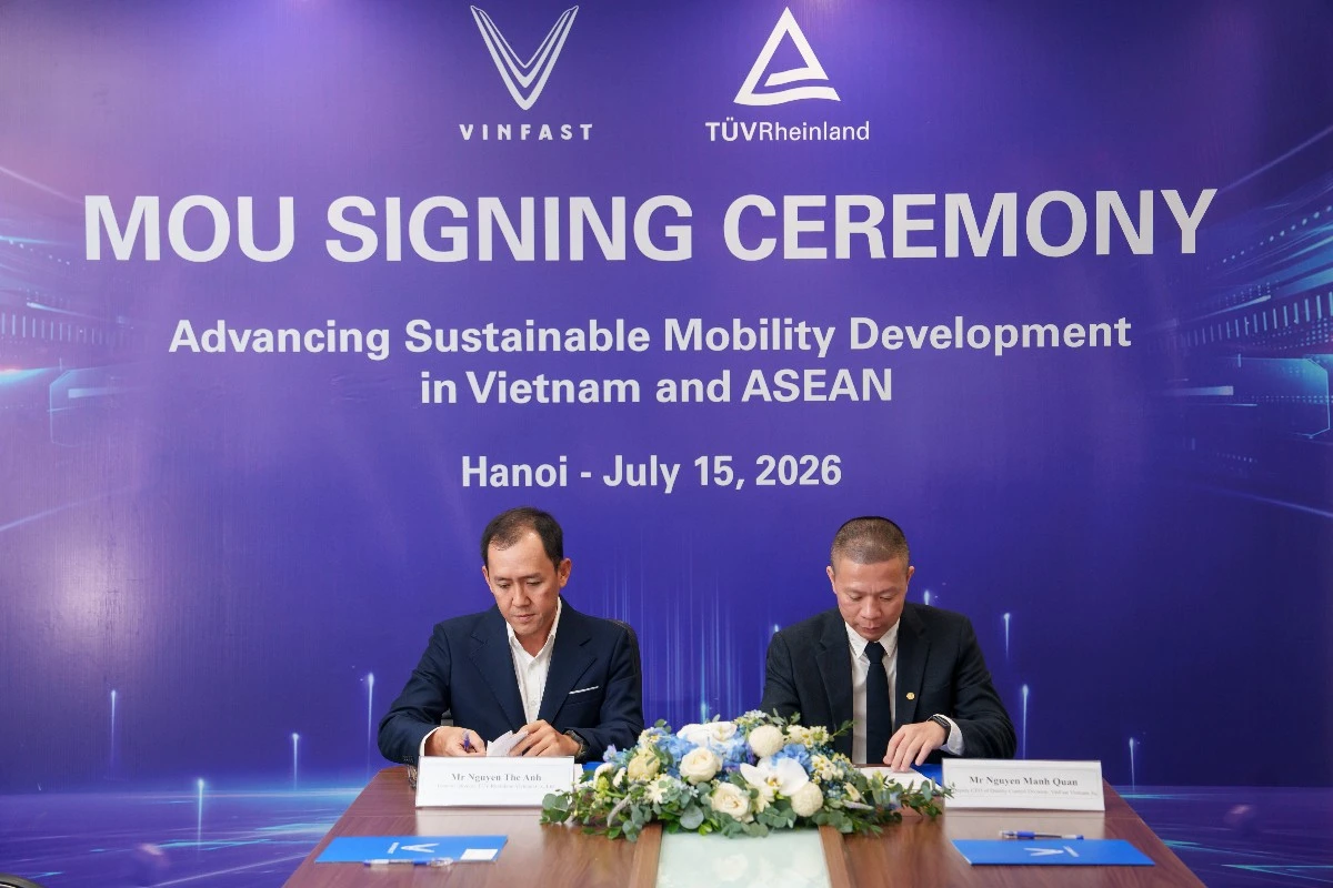 VinFast và TÜV Rheinland hợp tác phát triển năng lực thử nghiệm ô tô, thúc đẩy hệ sinh thái công nghiệp Việt Nam