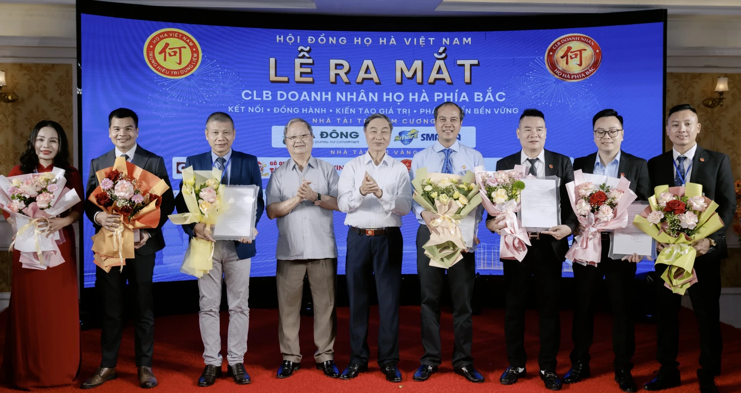 Ra mắt CLB Doanh nhân Họ Hà phía Bắc: Tăng cường kết nối, mở rộng cơ hội hợp tác