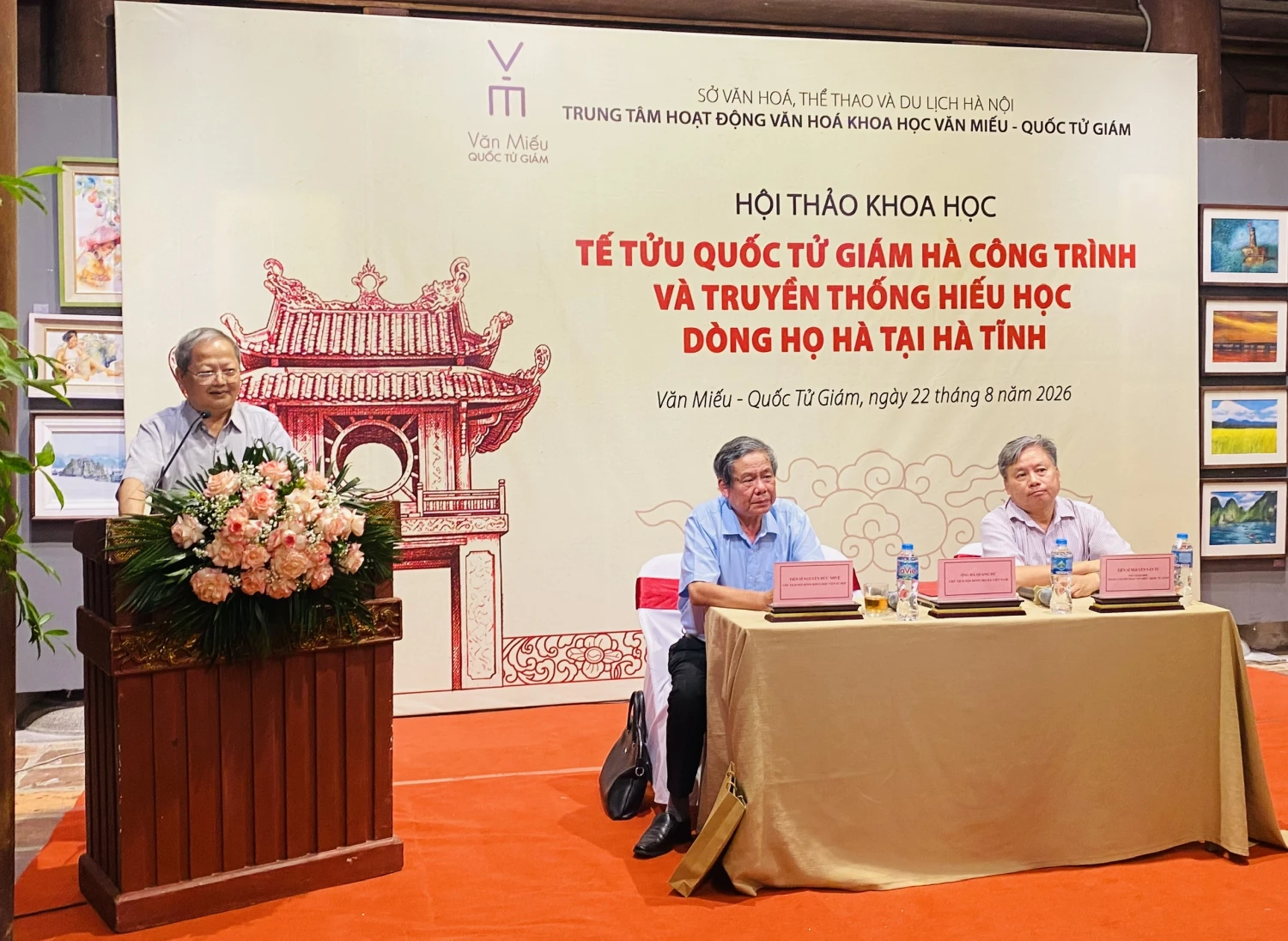 Tôn vinh Hoàng giáp, Tế tửu Quốc Tử Giám Hà Công Trình và truyền thống hiếu học dòng họ Hà