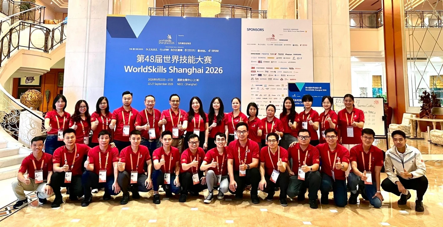 Ba thí sinh Việt Nam nhận Medal for Excellence tại WorldSkills 2026