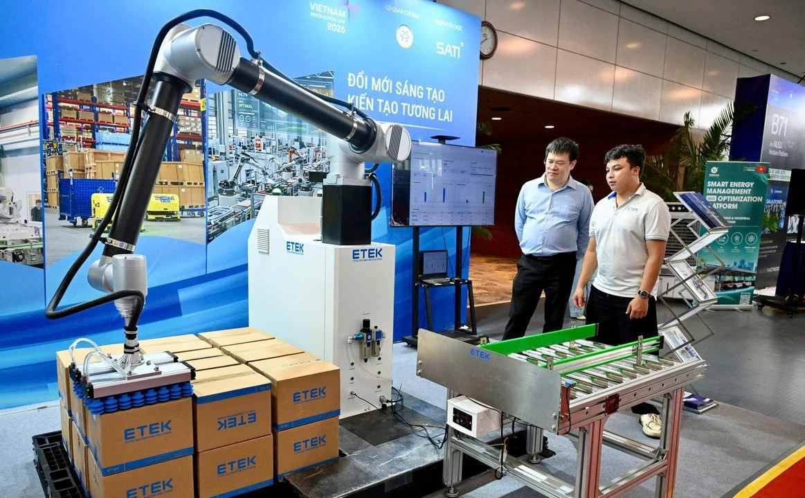 AI, robot và công nghệ thông minh hút khách tại Ngày hội Đổi mới sáng tạo quốc gia 2026