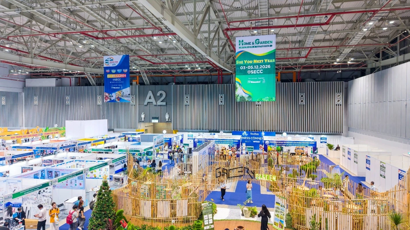 Triển lãm Quốc tế Trang trí Nhà & Cảnh quan Việt Nam có sự đồng hành gần 900 doanh nghiệp lớn