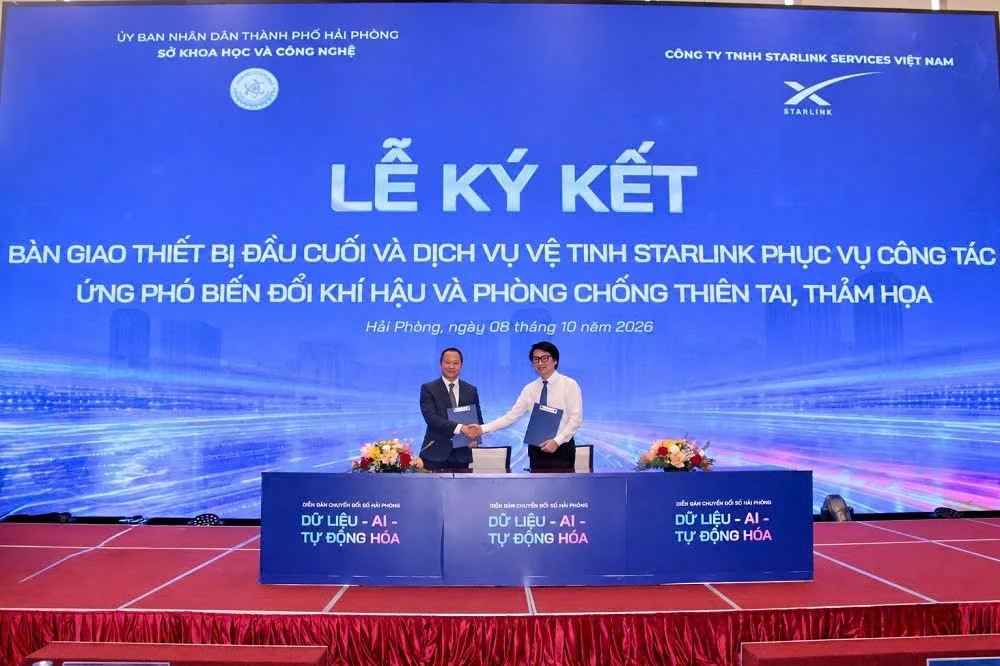 Hải Phòng: Triển khai dịch vụ Internet vệ tinh Starlink tại đặc khu Cát Hải và Bạch Long Vĩ