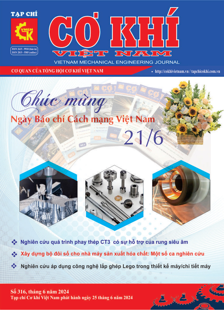 Tạp chí Cơ khí Việt Nam số 316, tháng 6 năm 2024