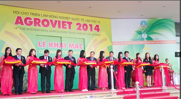 Hơn 200 doanh nghiệp tham gia AgroViet 2014