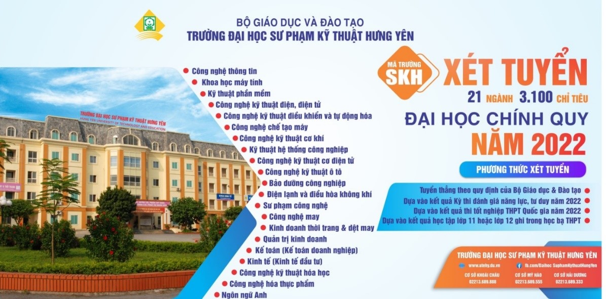 Trường Đại học Sư phạm Kỹ thuật Hưng Yên – Cơ sở đào tạo đại học định hướng ứng dụng uy tín, chất lượng