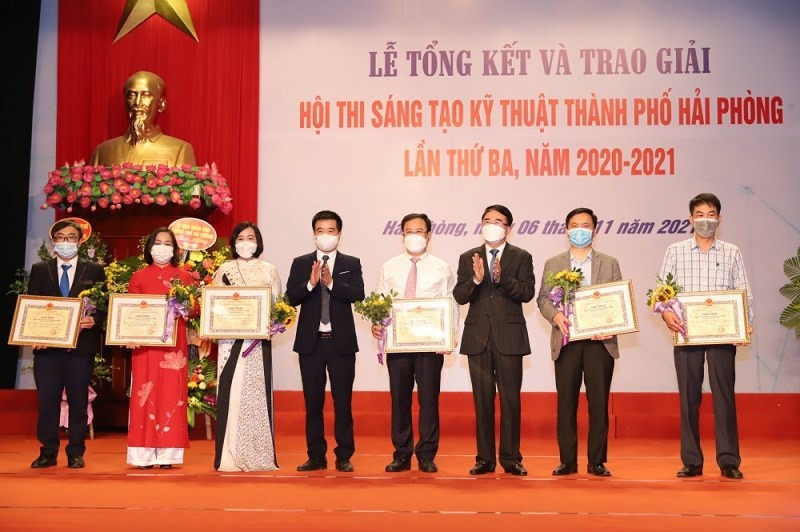 Hội thi Sáng tạo kỹ thuật thành phố Hải Phòng lần thứ 3 vinh danh 42 công trình, giải pháp