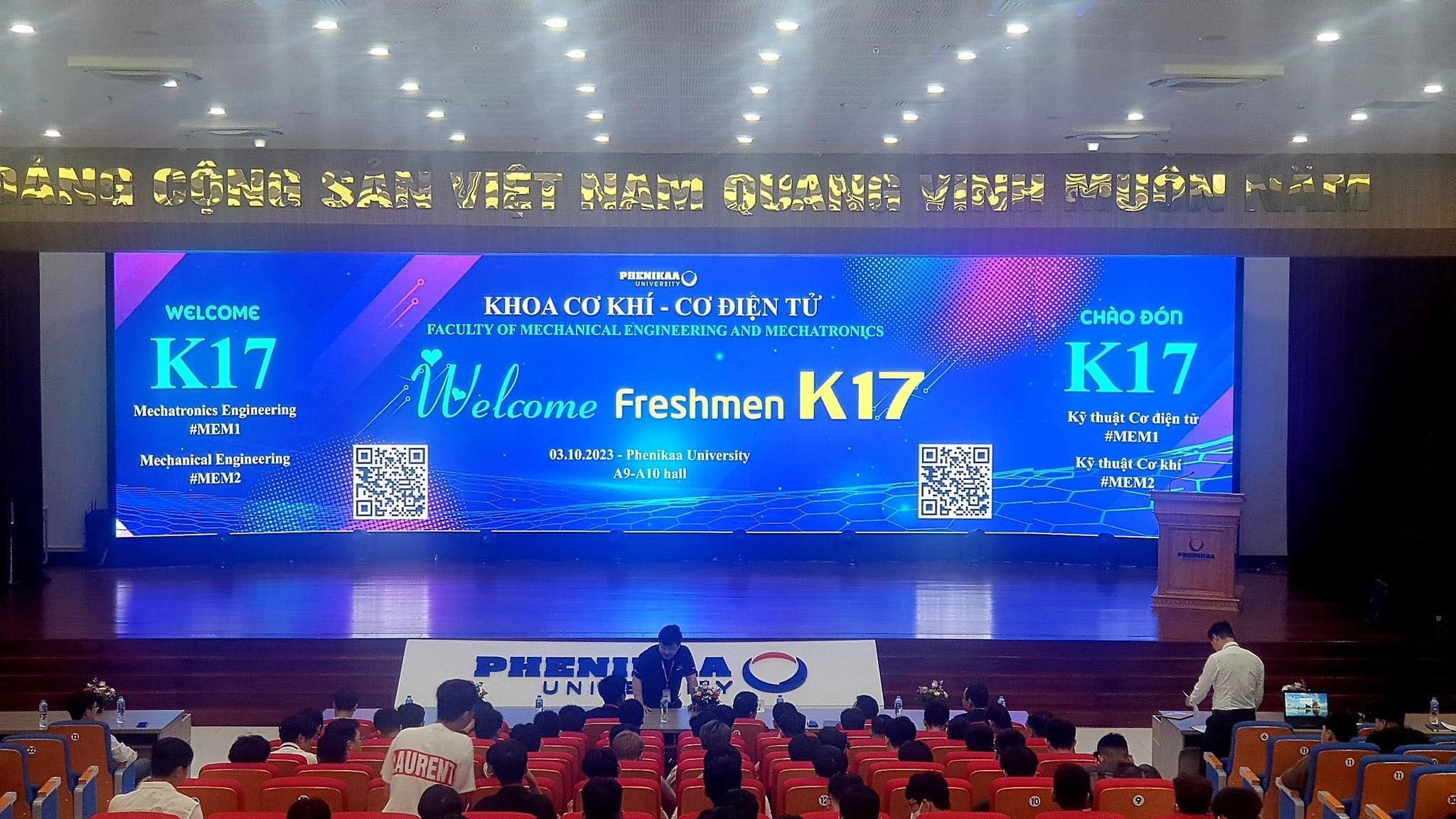 Khoa Cơ khí – Cơ điện tử Đại học Phenikaa khai giảng năm học 2023 - 2024