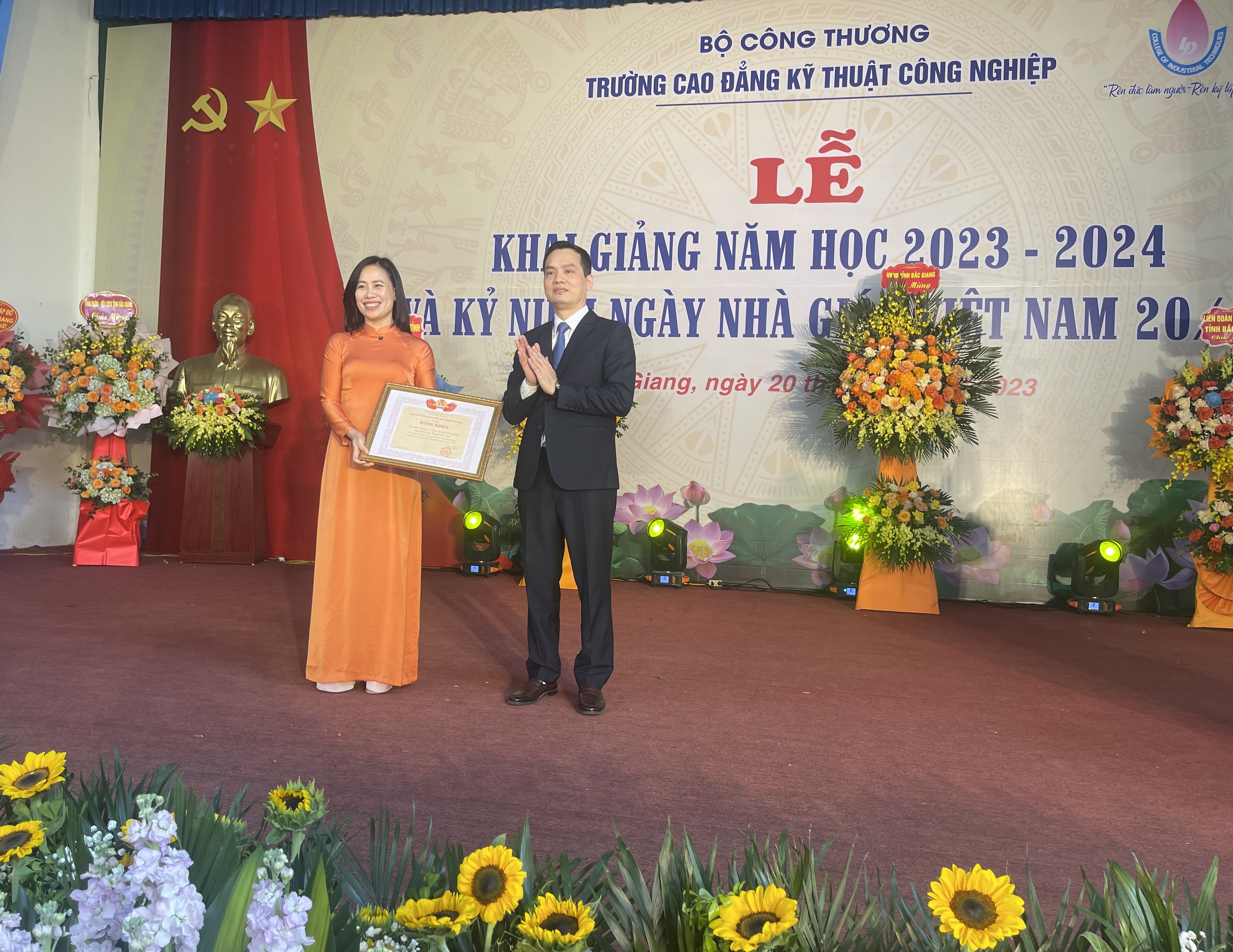 Trường Cao đẳng Kỹ thuật công nghiệp khai giảng năm học mới 2023-2024