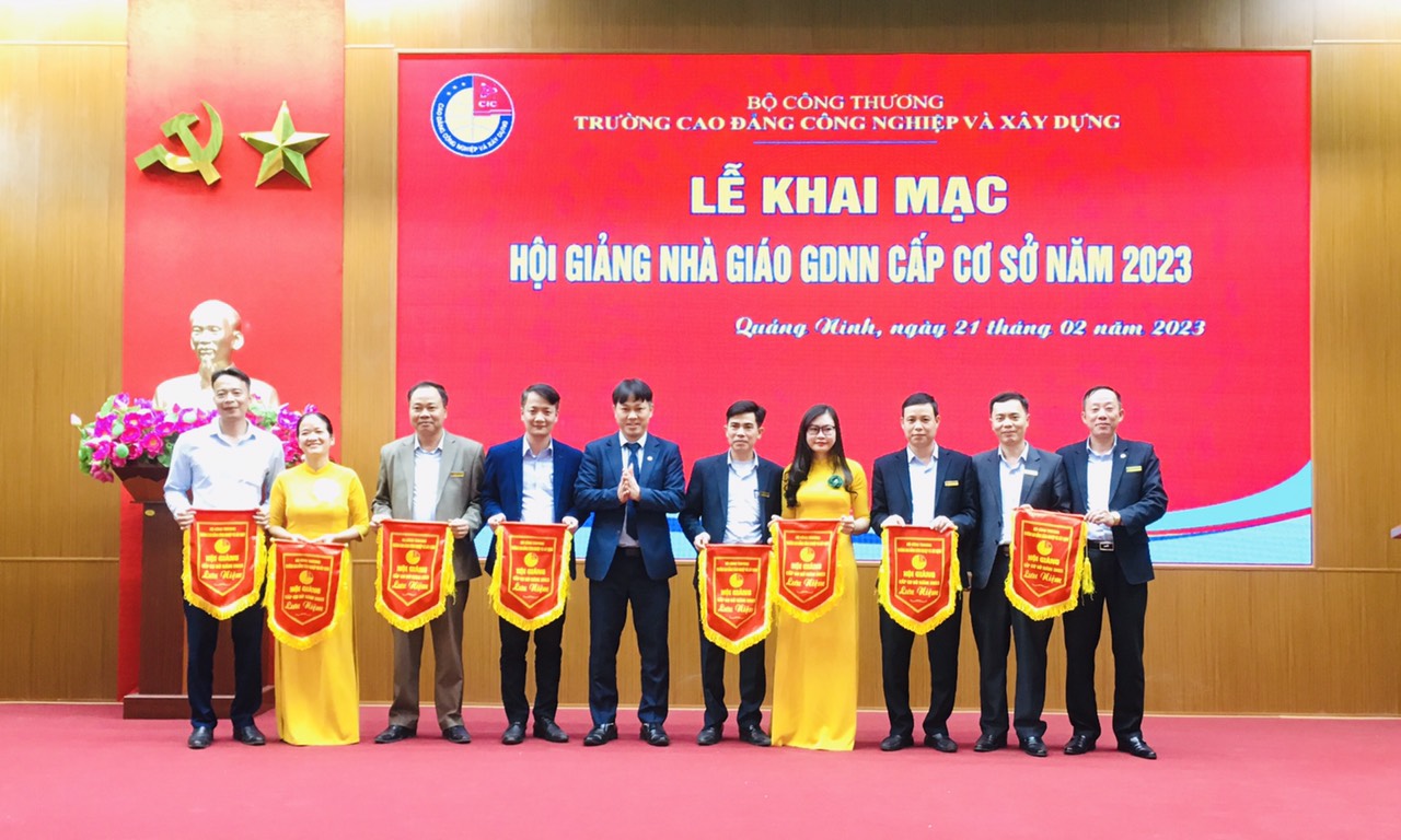 Trường Cao đẳng Công nghiệp và Xây dựng khai mạc Hội giảng Nhà giáo GDNN cấp cơ sở năm 2023