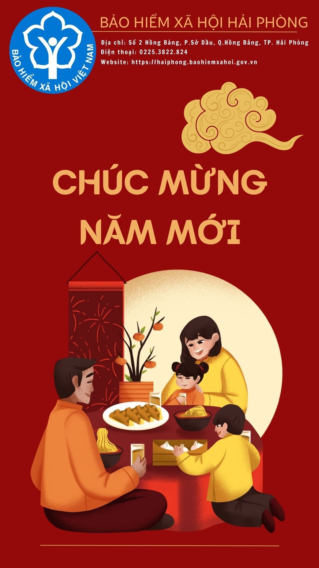 Bảo hiểm xã hội Hải Phòng chúc mừng Năm mới!