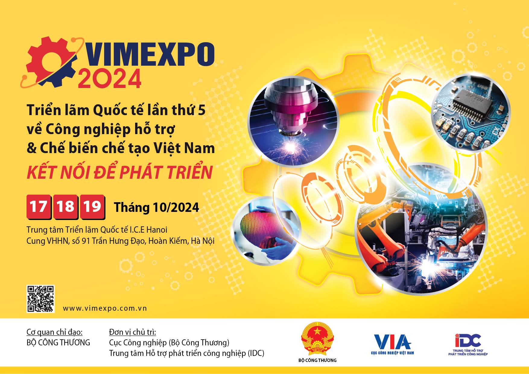 VIMEXPO 2024 với chủ đề “Kết nối để phát triển” sẽ diễn ra vào tháng 10/2024