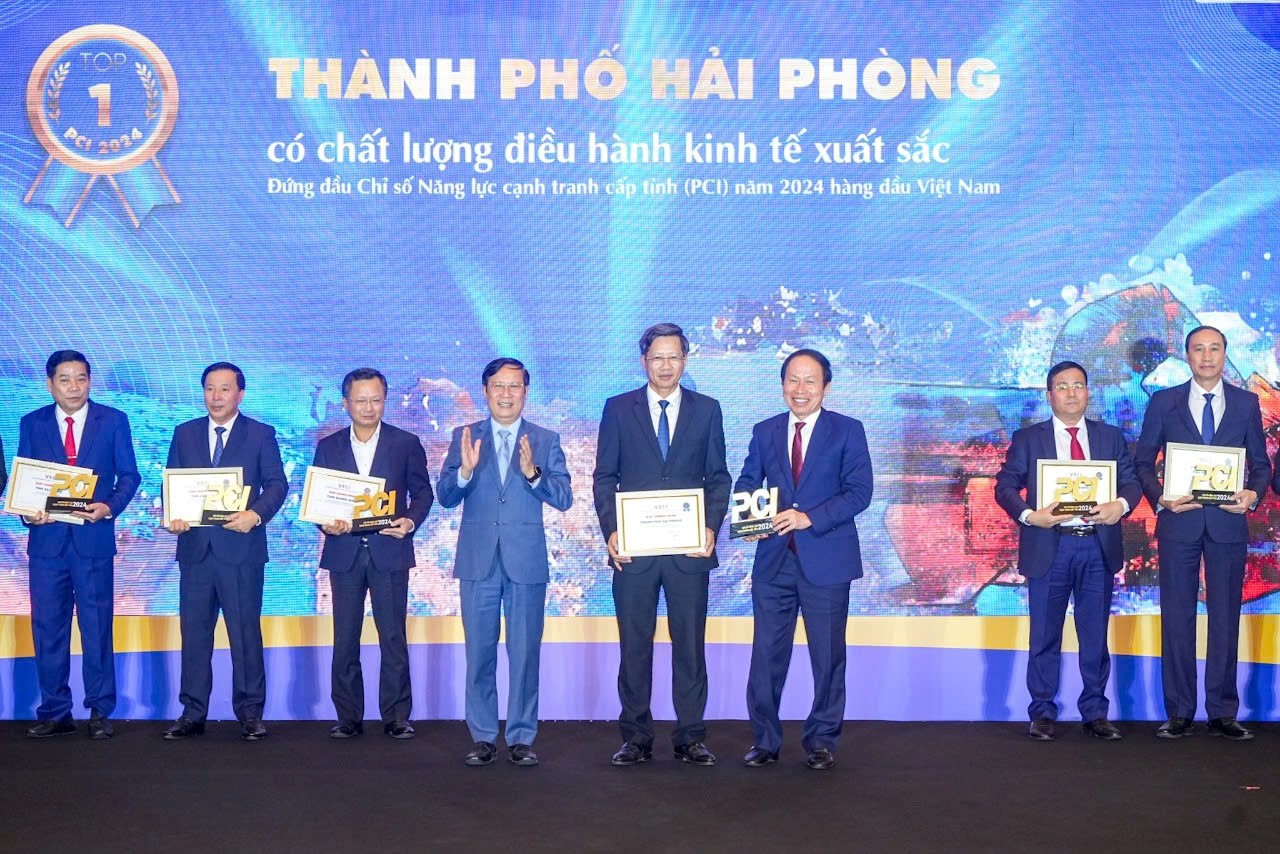 Hải Phòng dẫn đầu về chỉ số năng lực cạnh tranh (PCI) năm 2024