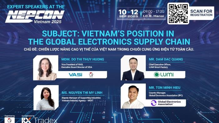 Nâng cao vị thế của Việt Nam trong chuỗi cung ứng điện tử toàn cầu
