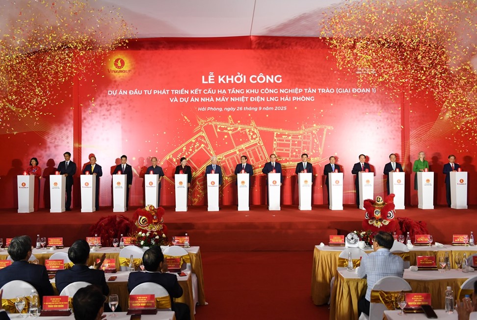 Hải Phòng: Khởi công Dự án đầu tư phát triển kết cấu hạ tầng Khu Công nghiệp Tân Trào (giai đoạn 1) cùng dự án Nhà máy Nhiệt điện LNG