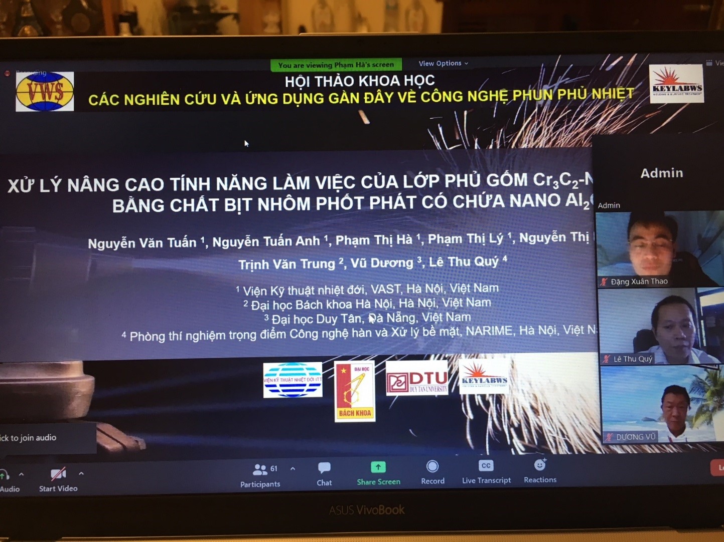 Các nghiên cứu và ứng dụng gần đây về công nghệ phun phủ nhiệt