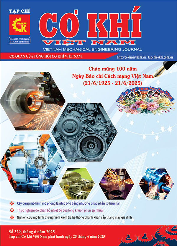 Tạp chí Cơ khí Việt Nam số 329, tháng 6 năm 2025
